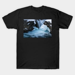 Elbow Falls in the Winter T-Shirt